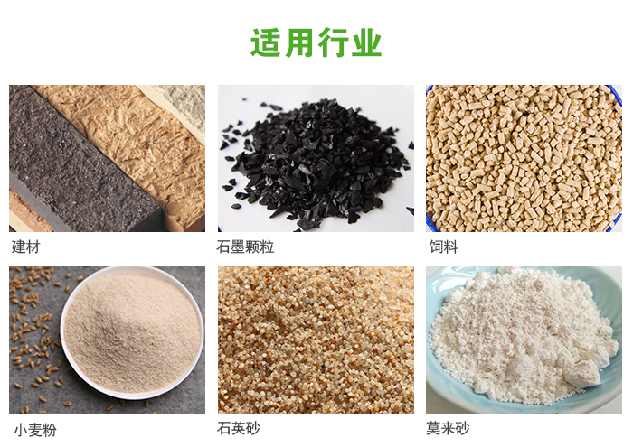 高頻振動篩主要用于化工，建材，石墨顆粒，飼料，小麥粉，石英砂，豆?jié){，果汁等各種物料的干法、濕法篩分、分級、脫水，過濾。